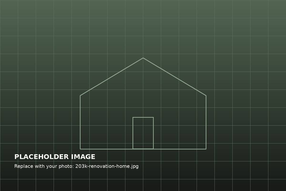 Older home purchased with plans for a full renovation