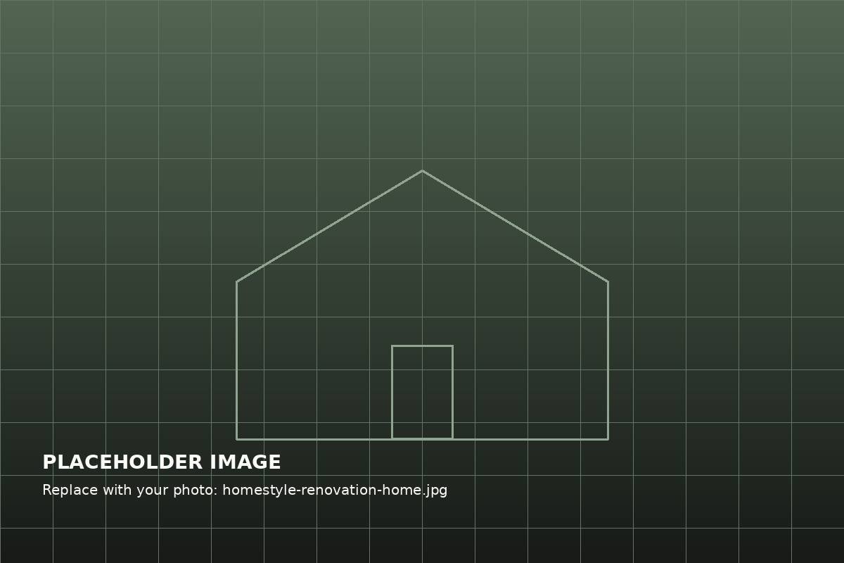 Updated home exterior after a buyer-driven renovation